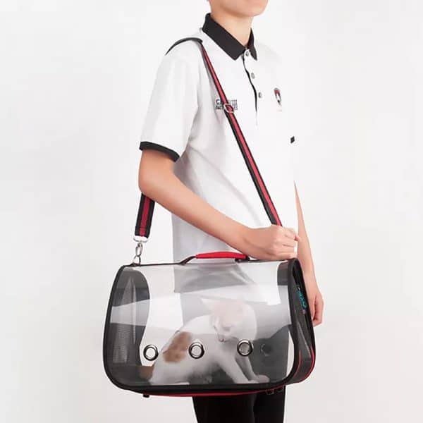Breathable Clear Pet Carrier Handbag