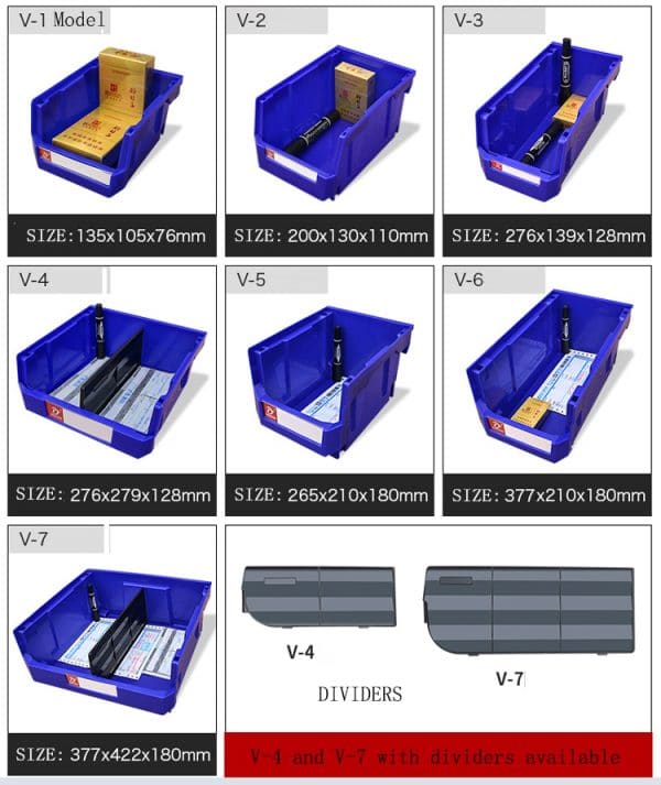 Plastic Storage Organizer Boxes