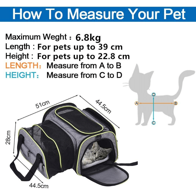pet carrier bag detail